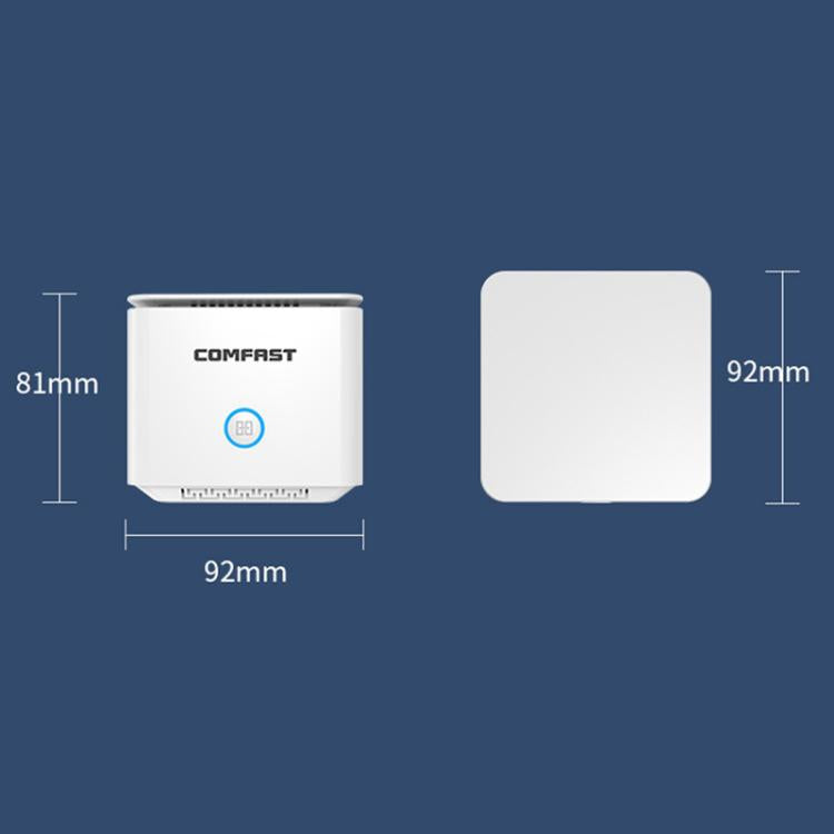 COMFAST CF-WR653AX 1500Mbps 2.4GHz / 5.8GHz Dual-Band Gigabit WiFi 6 Mesh Router, AU Plug, EU Plug, US Plug, UK Plug COMFAST CF-WR653AX 1500Mbps 2.4GHz / 5.8GHz Dual-Band Gigabit WiFi 6 Mesh Router, AU Plug, EU Plug, US Plug, UK Plug